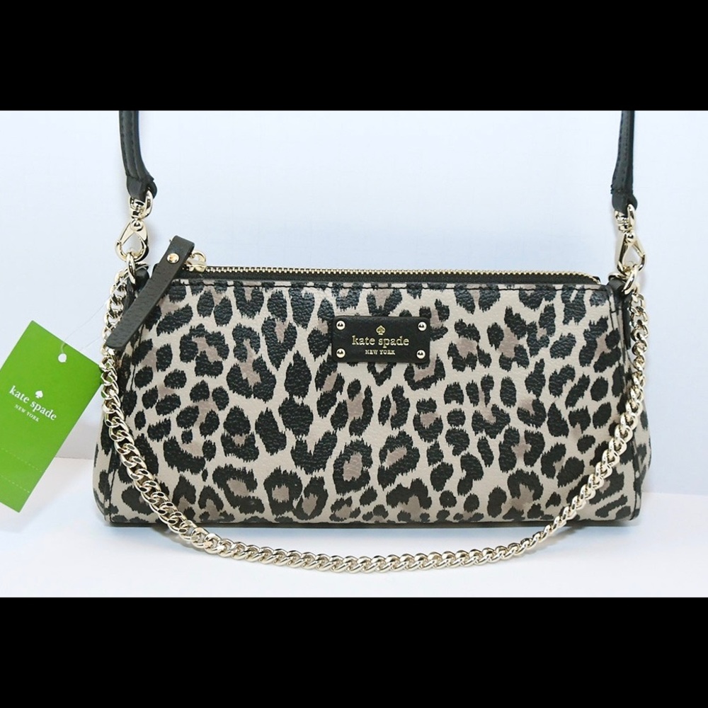 🌺 Kate Spade Jane Grove Street Leopard Crossbody